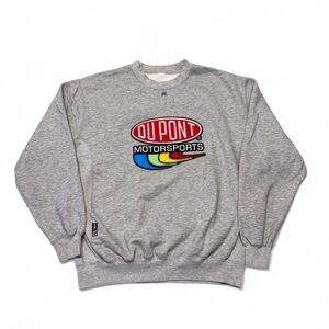 Vintage Chase authentics Chase DuPont motorsports Jeff Gordon crewneck grey L